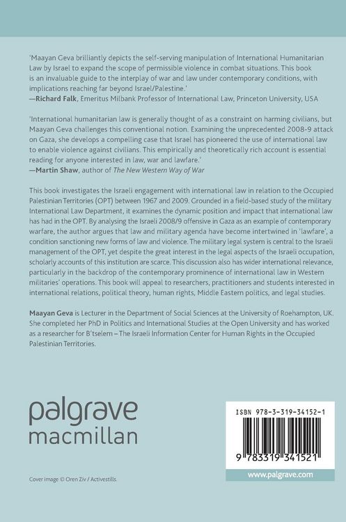 Produktbild: Law, Politics and Violence in Israel/Palestine