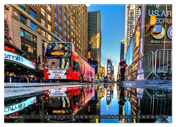 Produktbild: Fernweh New York City (Wandkalender 2026 DIN A2 quer), CALVENDO Monatskalender