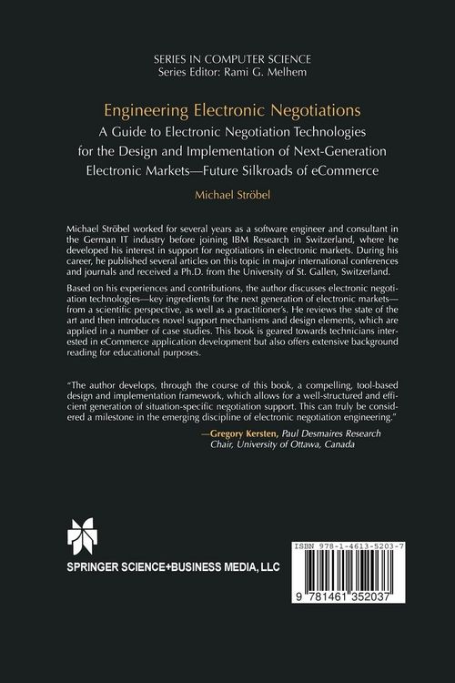 Produktbild: Engineering Electronic Negotiations