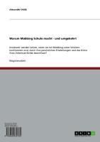 Produktbild: Warum Mobbing Schule macht - und umgekehrt