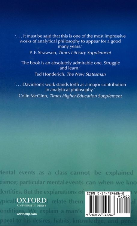 Produktbild: Essays on Actions and Events
