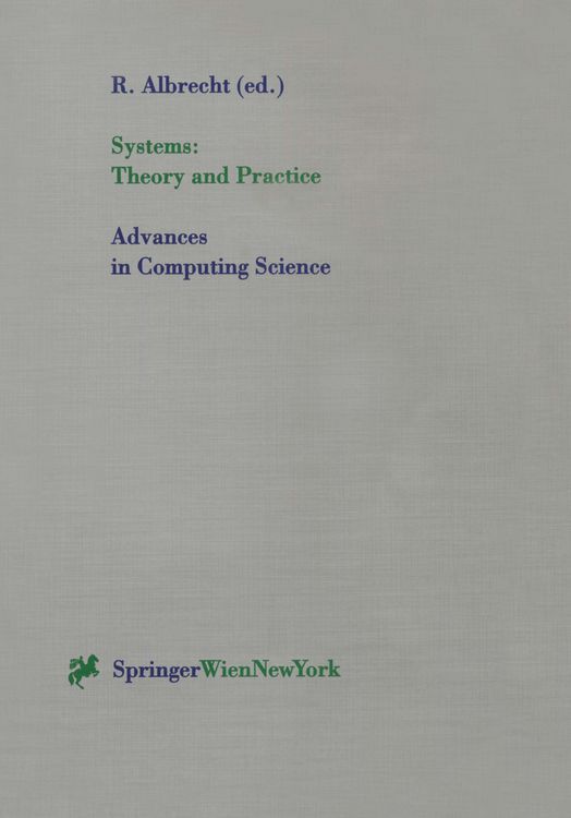 Produktbild: Systems: Theory and Practice