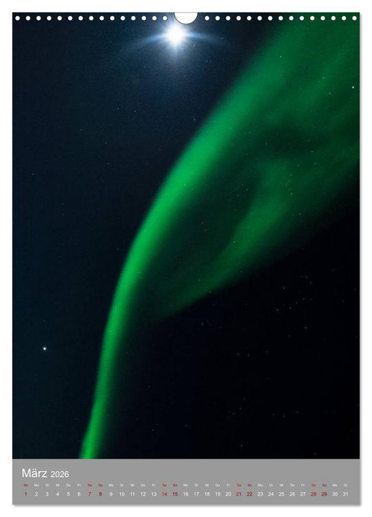 Produktbild: Farbige N&auml;chte (Wandkalender 2026 DIN A3 hoch), CALVENDO Monatskalender