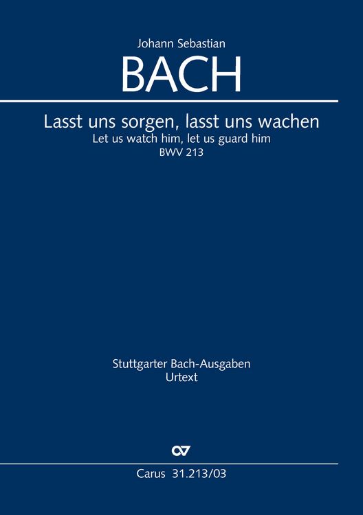 Produktbild: Lasst uns sorgen, lasst uns wachen (Klavierauszug)