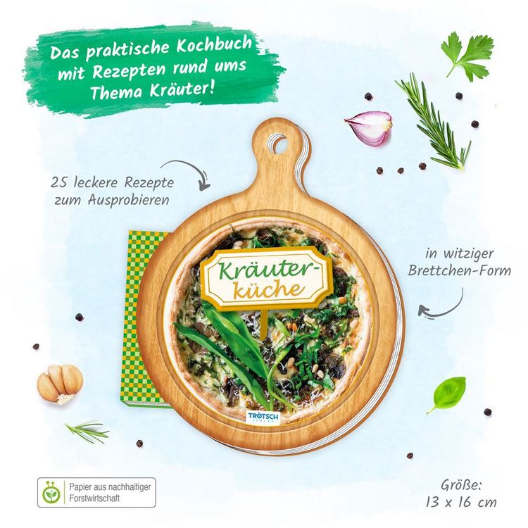 Produktbild: Tr&ouml;tsch Kochbuch Kr&auml;uterk&uuml;che