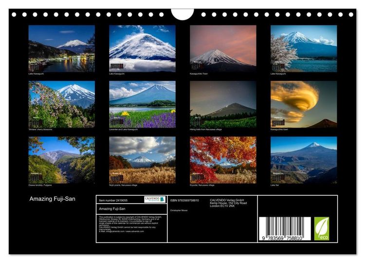 Produktbild: Amazing Fuji-San (Wall Calendar 2027 DIN A4 landscape), CALVENDO 12 Month Wall Calendar