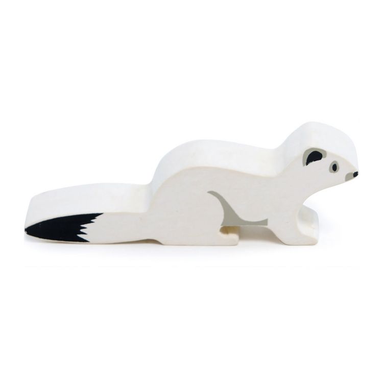 Produktbild: TENDER LEAF TOYS - Holztier Hermelin weiss