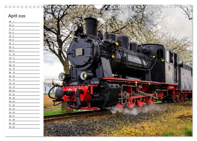 Produktbild: Die Mansfelder Bergwerksbahn (Wandkalender 2026 DIN A3 quer), CALVENDO Monatskalender