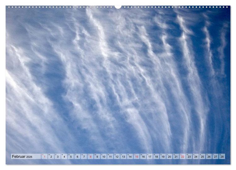 Produktbild: Wolken - Die Gesichter des Himmels (hochwertiger Premium Wandkalender 2026 DIN A2 quer), Kunstdruck in Hochglanz