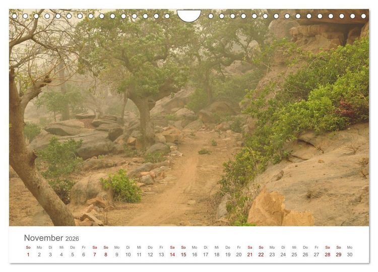 Produktbild: Mali - Dogonland - Weltkultur- und Weltnaturerbe (Wandkalender 2026 DIN A4 quer), CALVENDO Monatskalender