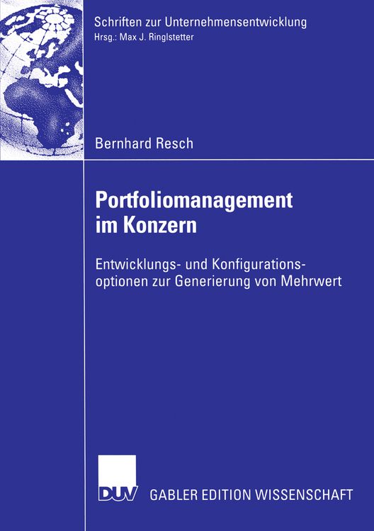 Produktbild: Portfoliomanagement im Konzern