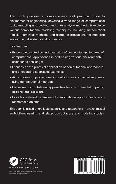 Produktbild: Computational Techniques in Environmental Engineering