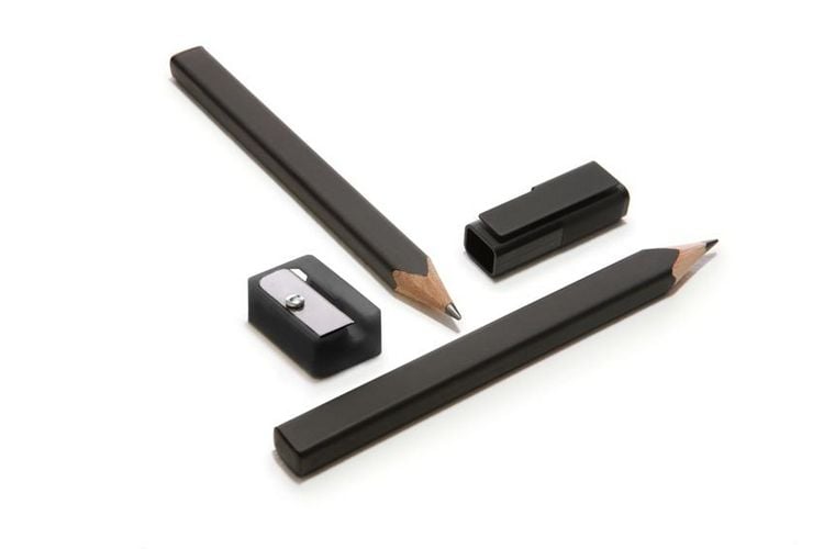 Produktbild: Moleskine Black Pencils - 2 Pencils, Cap And Sharpener