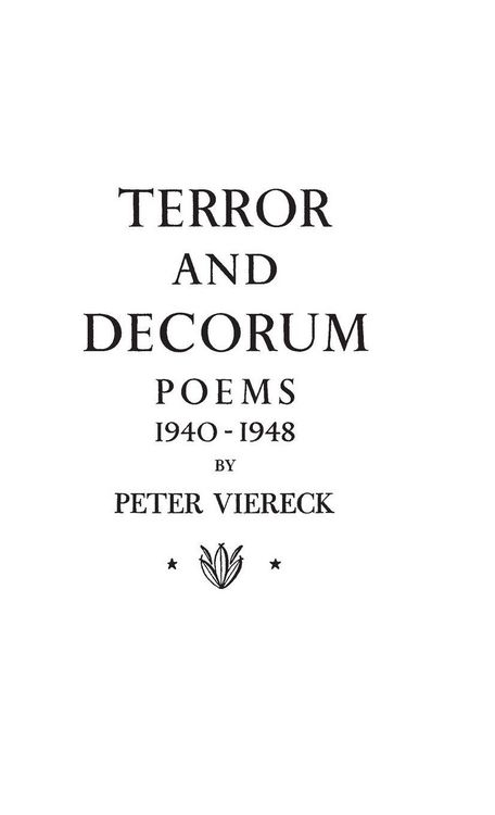 Produktbild: Terror and Decorum
