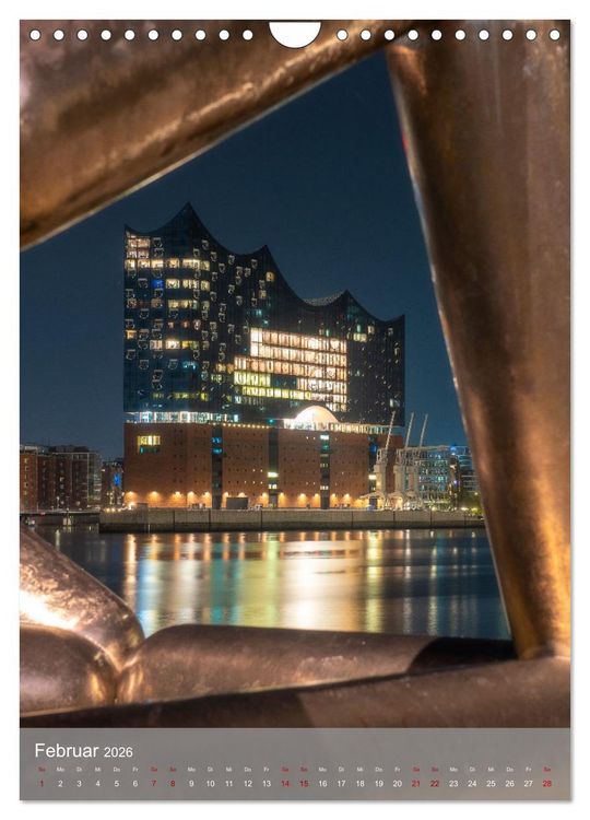 Produktbild: Hamburg - Die sch&ouml;nste Hafenstadt (Wandkalender 2026 DIN A4 hoch), CALVENDO Monatskalender