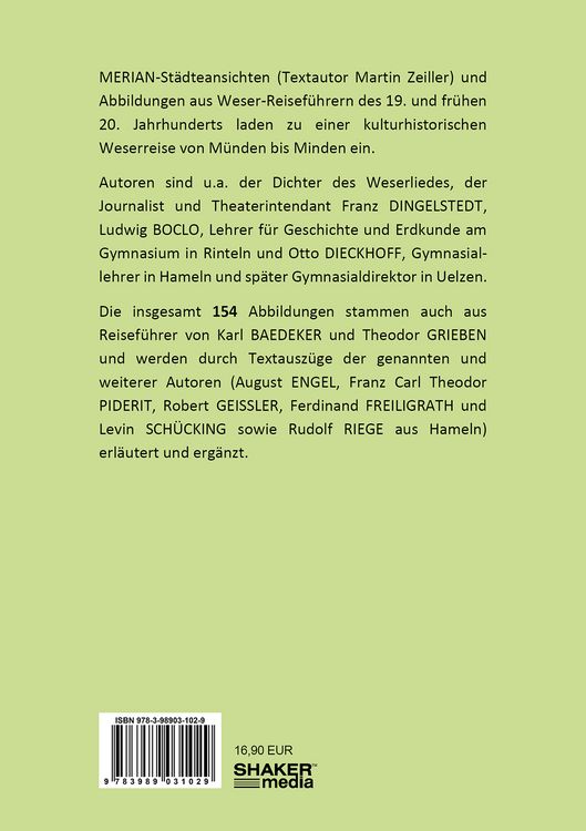 Produktbild: Historische Ansichten vom Weserbergland von M&uuml;nden bis Minden