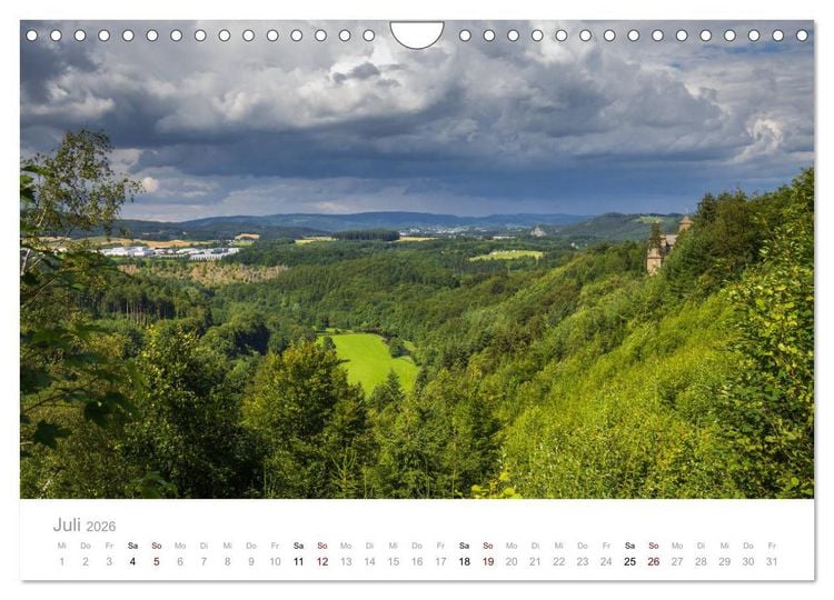 Produktbild: Sch&ouml;nes Sauerland (Wandkalender 2026 DIN A4 quer), CALVENDO Monatskalender