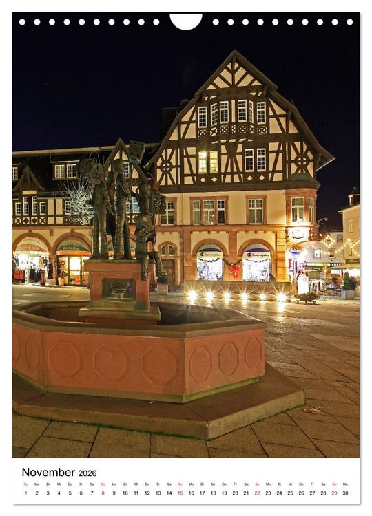 Produktbild: Bad Homburg 2026 von Petrus Bodenstaff (Wandkalender 2026 DIN A4 hoch), CALVENDO Monatskalender