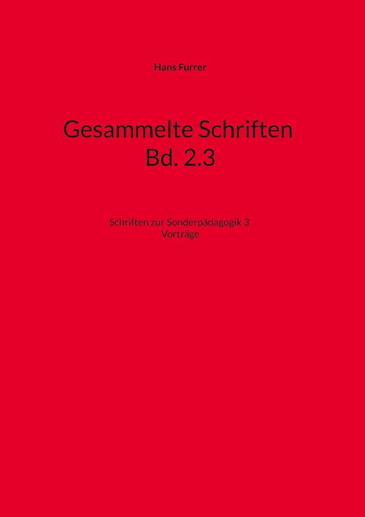 Produktbild: Gesammelte Schriften Bd. 2.3