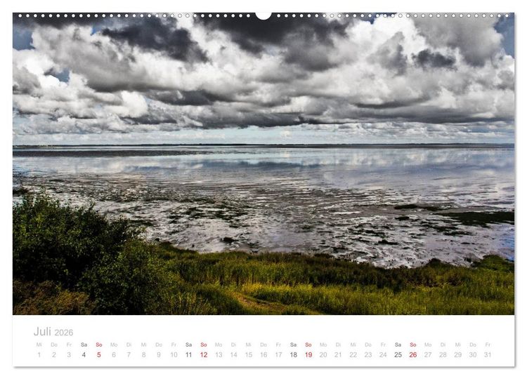 Produktbild: Sylt im Herbst (Wandkalender 2026 DIN A2 quer), CALVENDO Monatskalender