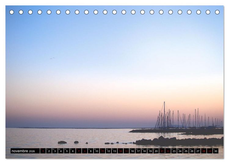 Produktbild: R&ecirc;veries en M&eacute;diterran&eacute;e (Calendrier de bureau 2026 DIN A5 vertical), CALVENDO calendrier mensuel