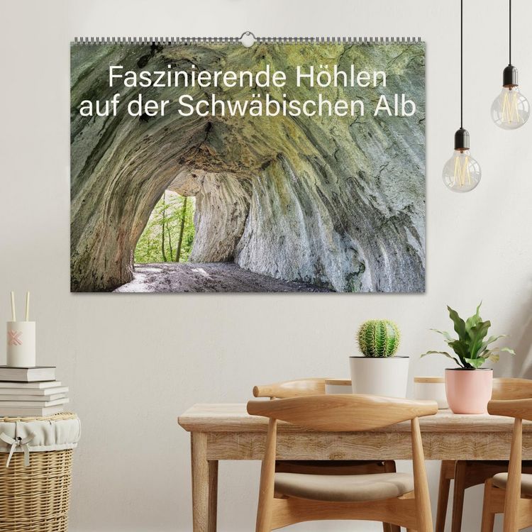 Produktbild: Faszinierende H&ouml;hlen auf der Schw&auml;bischen Alb (Wandkalender 2026 DIN A2 quer), CALVENDO Monatskalender