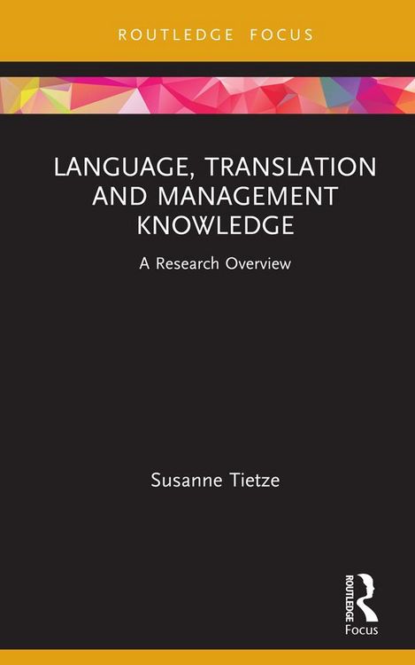 Produktbild: Language, Translation and Management Knowledge