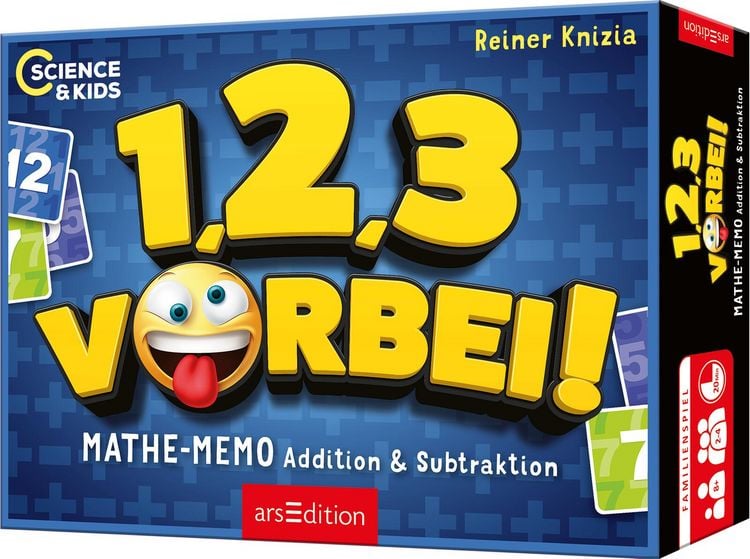 Produktbild: Science & Kids &ndash; 1, 2, 3 ... vorbei! Mathe-Memo Addition & Subtraktion