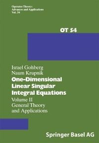 Produktbild: One-Dimensional Linear Singular Integral Equations