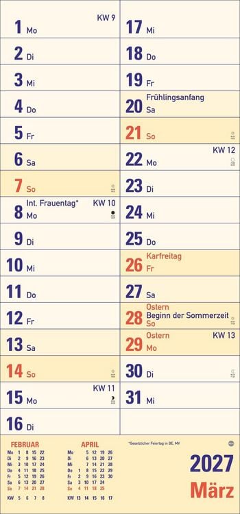 Produktbild: Gro&szlig;druck Planer 2027