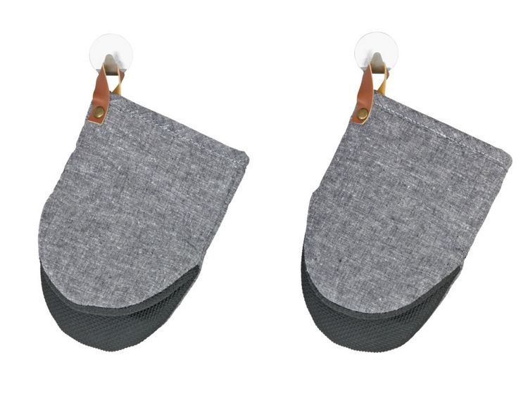 Produktbild: Topfhandschuhe Mod. Ada Mini Grau, Handfl&auml;chen aus Neopren