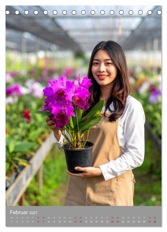 Produktbild: K&ouml;nigin Cattleya (Tischkalender 2027 DIN A5 hoch), CALVENDO Monatskalender
