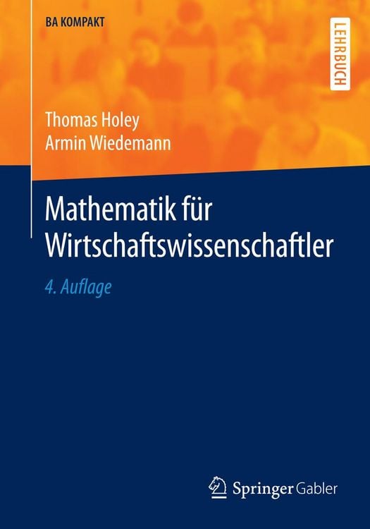 Produktbild: Mathematik f&uuml;r Wirtschaftswissenschaftler