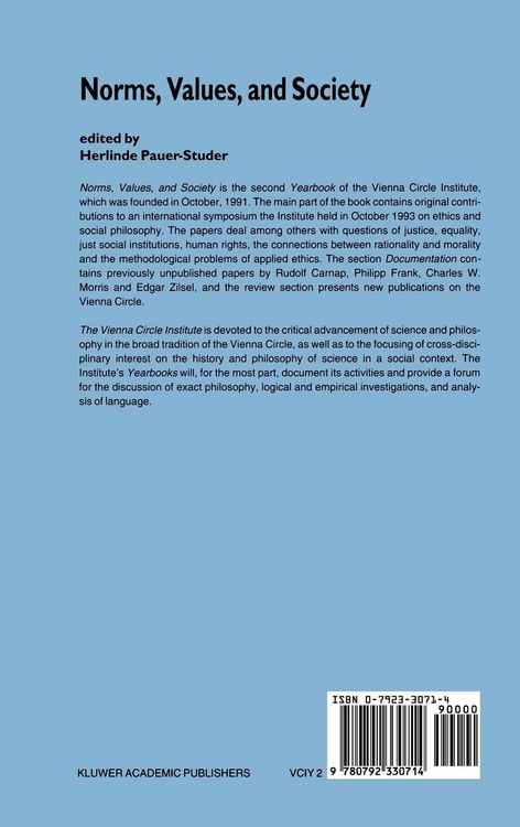 Produktbild: Norms, Values, and Society