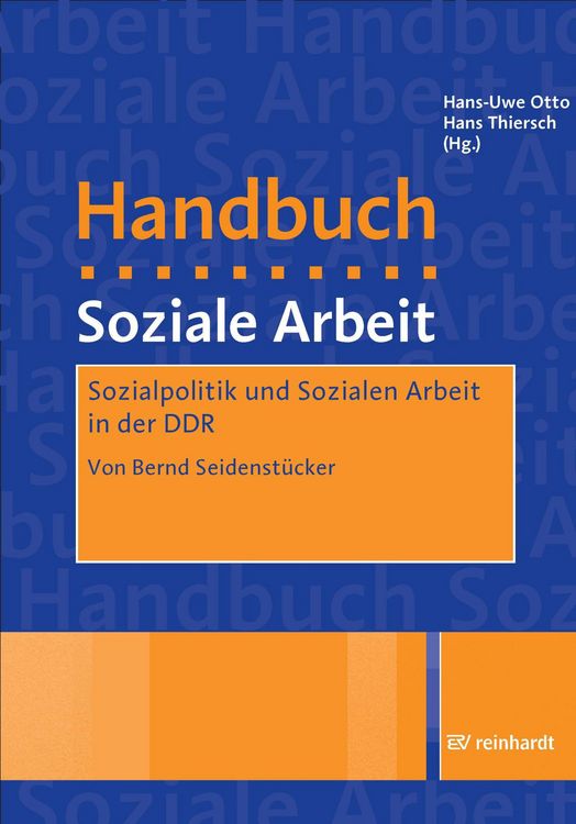 Produktbild: Sozialpolitik und Soziale Arbeit in der DDR