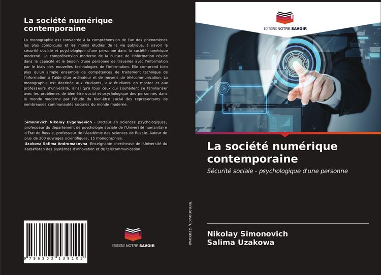 Produktbild: La soci&eacute;t&eacute; num&eacute;rique contemporaine