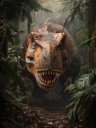 Produktbild: CALVENDO Puzzle Tyrannosaurus Rex | 1000 Teile Lege-Gr&ouml;&szlig;e 64x48cm Foto-Puzzle f&uuml;r gl&uuml;ckliche Stunden