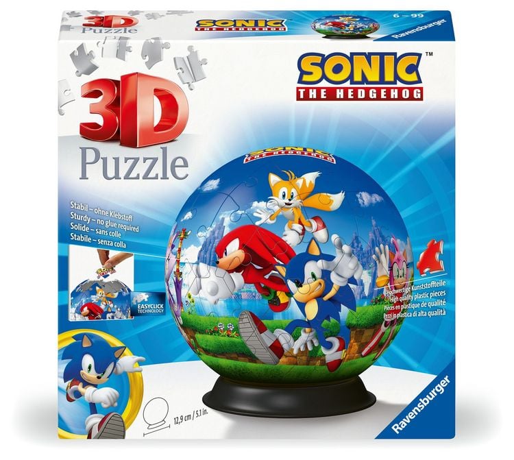 Produktbild: 3D Puzzle-Ball Sonic the Hedgehog