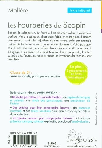 Produktbild: Les Fourberies de Scapin