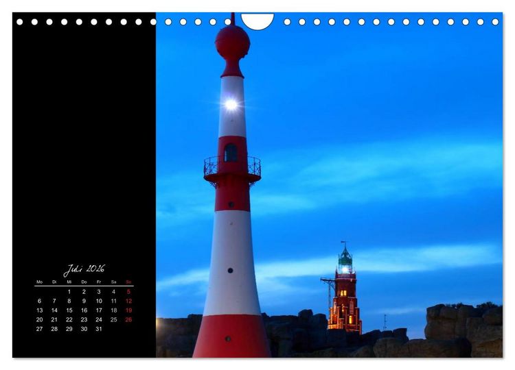 Produktbild: Bremerhaven Nights (Wandkalender 2026 DIN A4 quer), CALVENDO Monatskalender