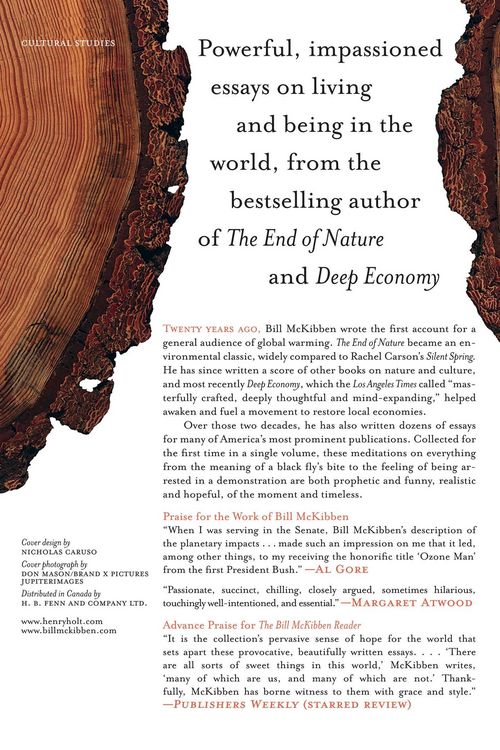 Produktbild: The Bill McKibben Reader