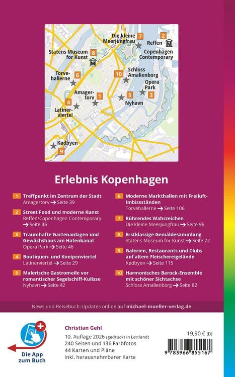 Produktbild: MICHAEL M&Uuml;LLER Reisef&uuml;hrer Kopenhagen MM-City