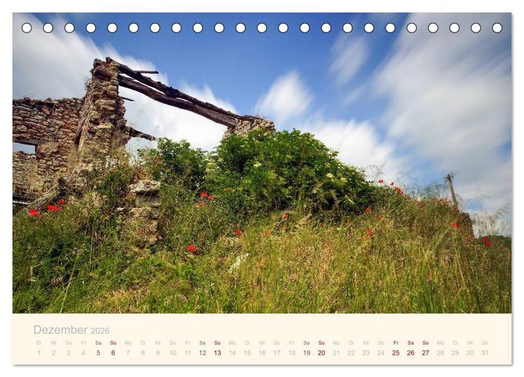 Produktbild: Unterwegs in den Marken (Tischkalender 2026 DIN A5 quer), CALVENDO Monatskalender