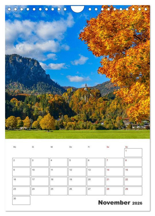 Produktbild: Urlaub in Oberbayern - zwischen Watzmann und Chiemsee (Wandkalender 2026 DIN A4 hoch), CALVENDO Monatskalender
