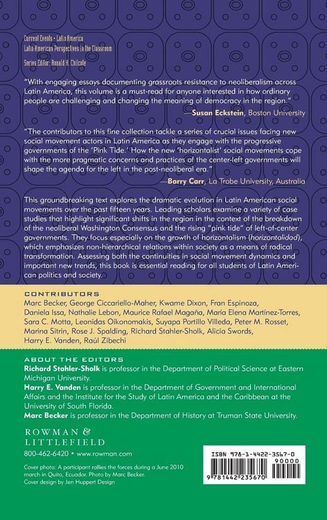 Produktbild: Rethinking Latin American Social Movements