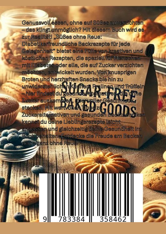Produktbild: S&Uuml;SSES OHNE REUE: Zuckerfrei genie&szlig;en: Backen f&uuml;r Diabetiker &ndash; Brot, Kuchen, Pralinen und gesunde S&uuml;&szlig;igkeiten
