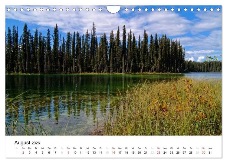 Produktbild: Kanadische Landschaften 2026 (Wandkalender 2026 DIN A4 quer), CALVENDO Monatskalender