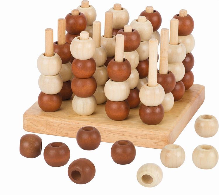 Produktbild: Goki HS058 - 3-D Spiel Tic Tac Toe