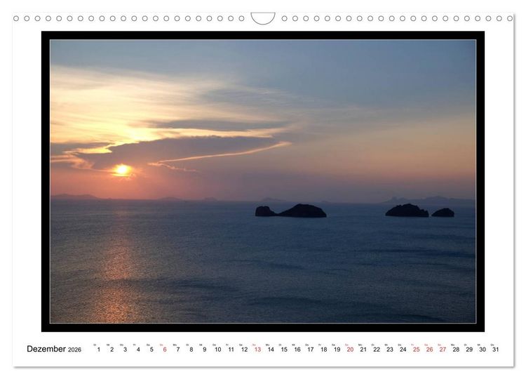 Produktbild: Thailand - auf stillen Wegen (Wandkalender 2026 DIN A3 quer), CALVENDO Monatskalender