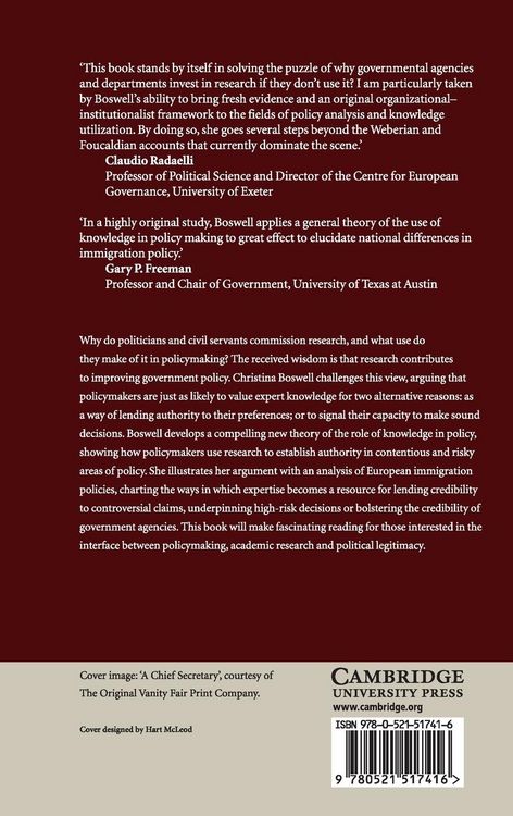 Produktbild: The Political Uses of Expert Knowledge